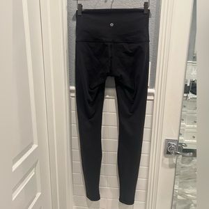 Lululemon Wunder Under High-Rise Black Legging, Size 6